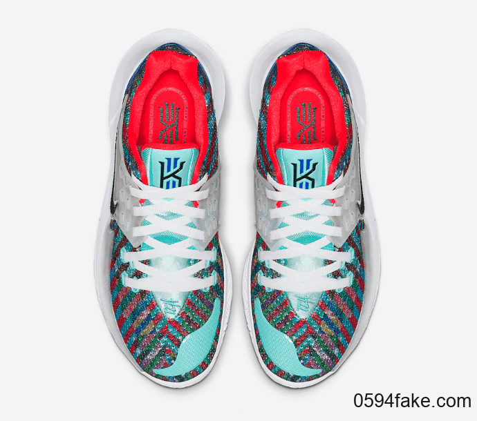 多彩条纹装扮！Nike Kyrie Low 2“ Multi-Color”将于10月1日发售！ 货号：AV6337-400