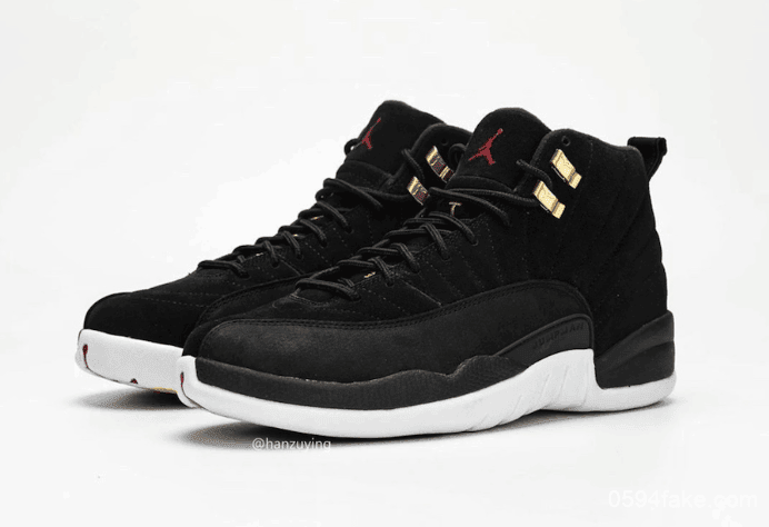 Air Jordan 12“Reverse Taxi”更多实物图释出！ 货号：130690-017