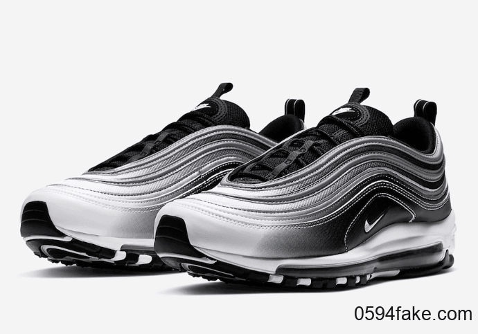 黑白渐变装扮！这双Nike Air Max 97也太有格调了吧！ 货号：921826-016