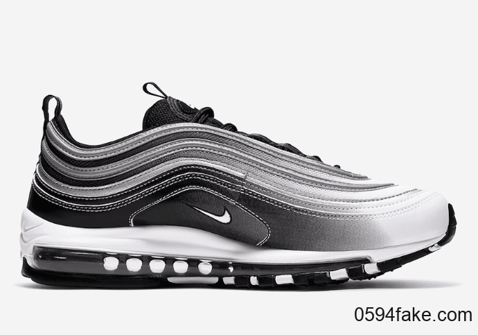 黑白渐变装扮！这双Nike Air Max 97也太有格调了吧！ 货号：921826-016