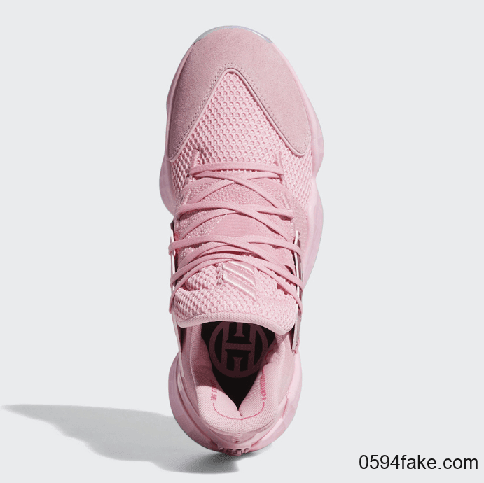 这个粉色直戳少女心！adidas Harden Vol.4“ Pink Lemonade”将于10月26日发售！ 货号：F97188