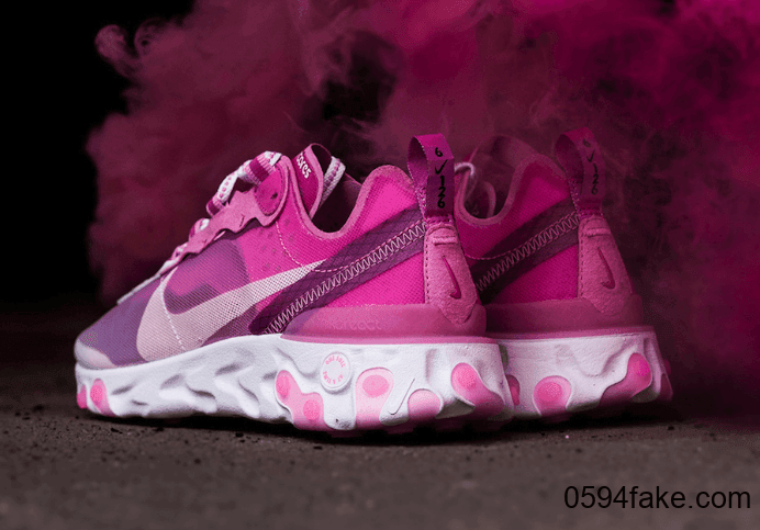 乳腺癌系列限定！Sneaker Room x Nike React Element 87系列明日发售！