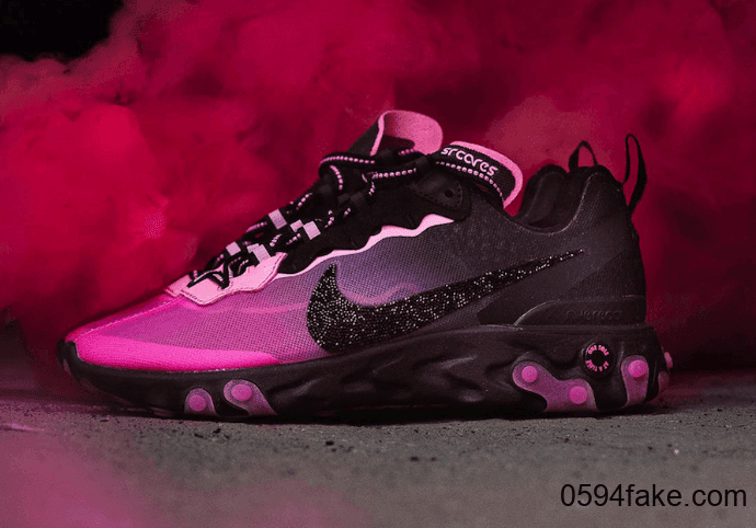 乳腺癌系列限定！Sneaker Room x Nike React Element 87系列明日发售！