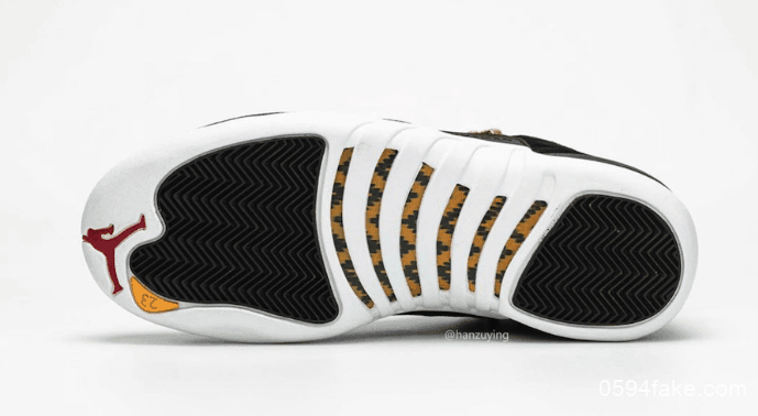 Air Jordan 12“Reverse Taxi”更多实物图释出！ 货号：130690-017