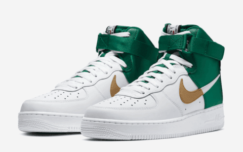 凯尔特人队配色！NBA x Nike Air Force 1 High“ Celtics”即将发售！