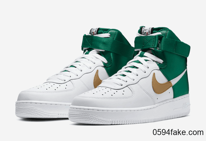 凯尔特人队配色！NBA x Nike Air Force 1 High“ Celtics”即将发售！