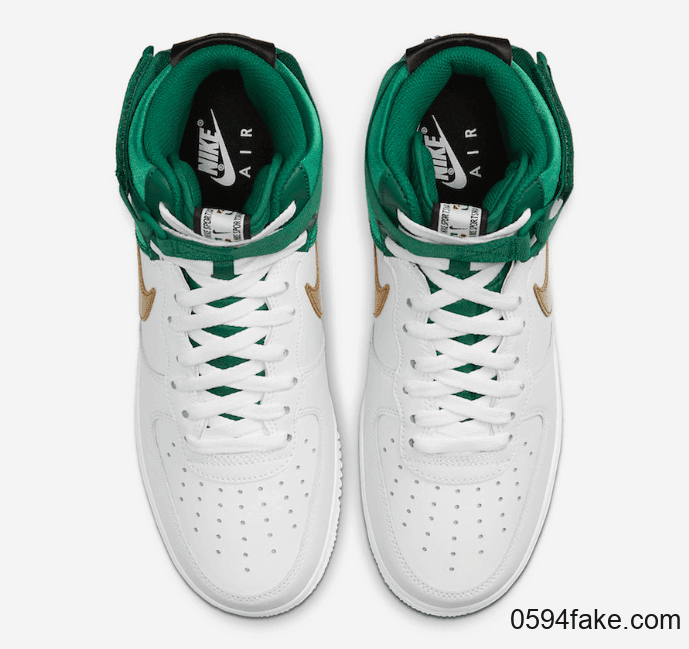 凯尔特人队配色！NBA x Nike Air Force 1 High“ Celtics”即将发售！