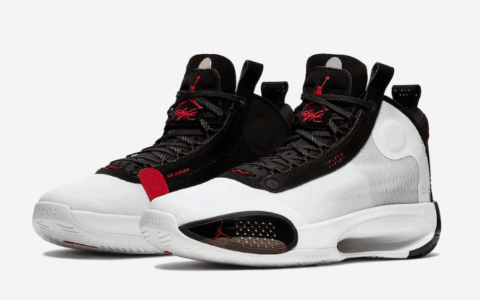 经典黑红配色！Air Jordan 34“ Bred”将于10月10日发售！ 货号：AR3240-100