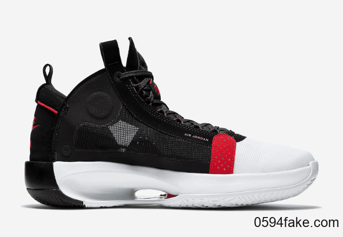 经典黑红配色！Air Jordan 34“ Bred”将于10月10日发售！ 货号：AR3240-100