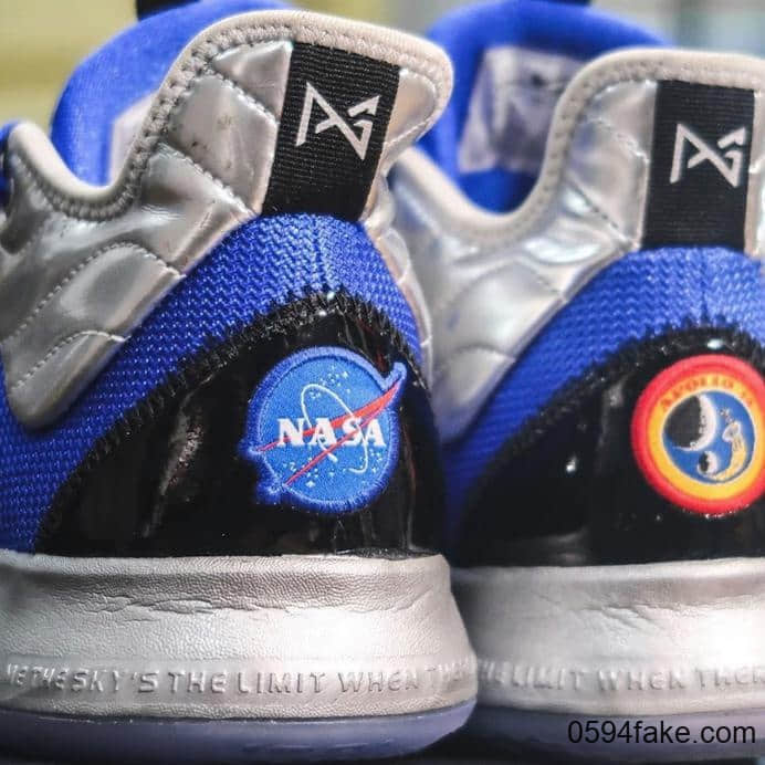 全新Nike PG 3 NASA即将登场！科幻感十足！ 货号：CI2666B-400