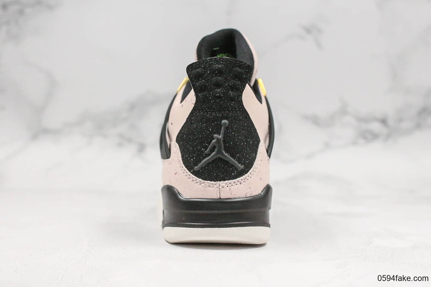 乔丹Air Jordan 4 WMNS“Silt Red”金扣大理石纯原带半码原厂头层皮原厂底模一比一做工 货号：AQ9129-601