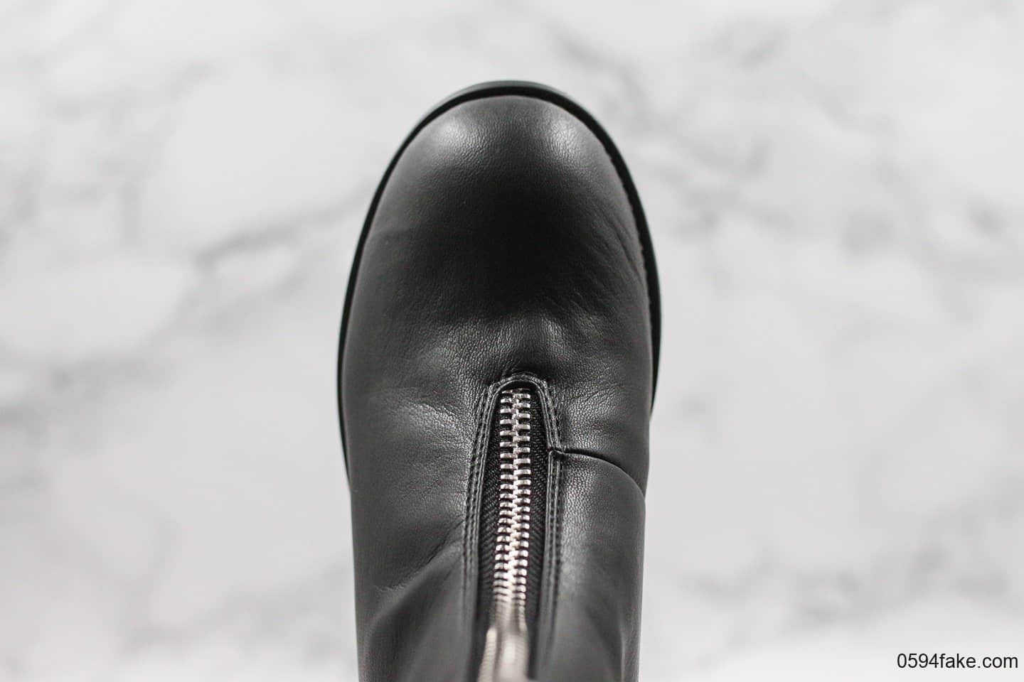 吉迪Guidi front zip calf-length boot 310马丁靴中筒黑色公司级金扣Y版拉链完整马臀皮精细做工