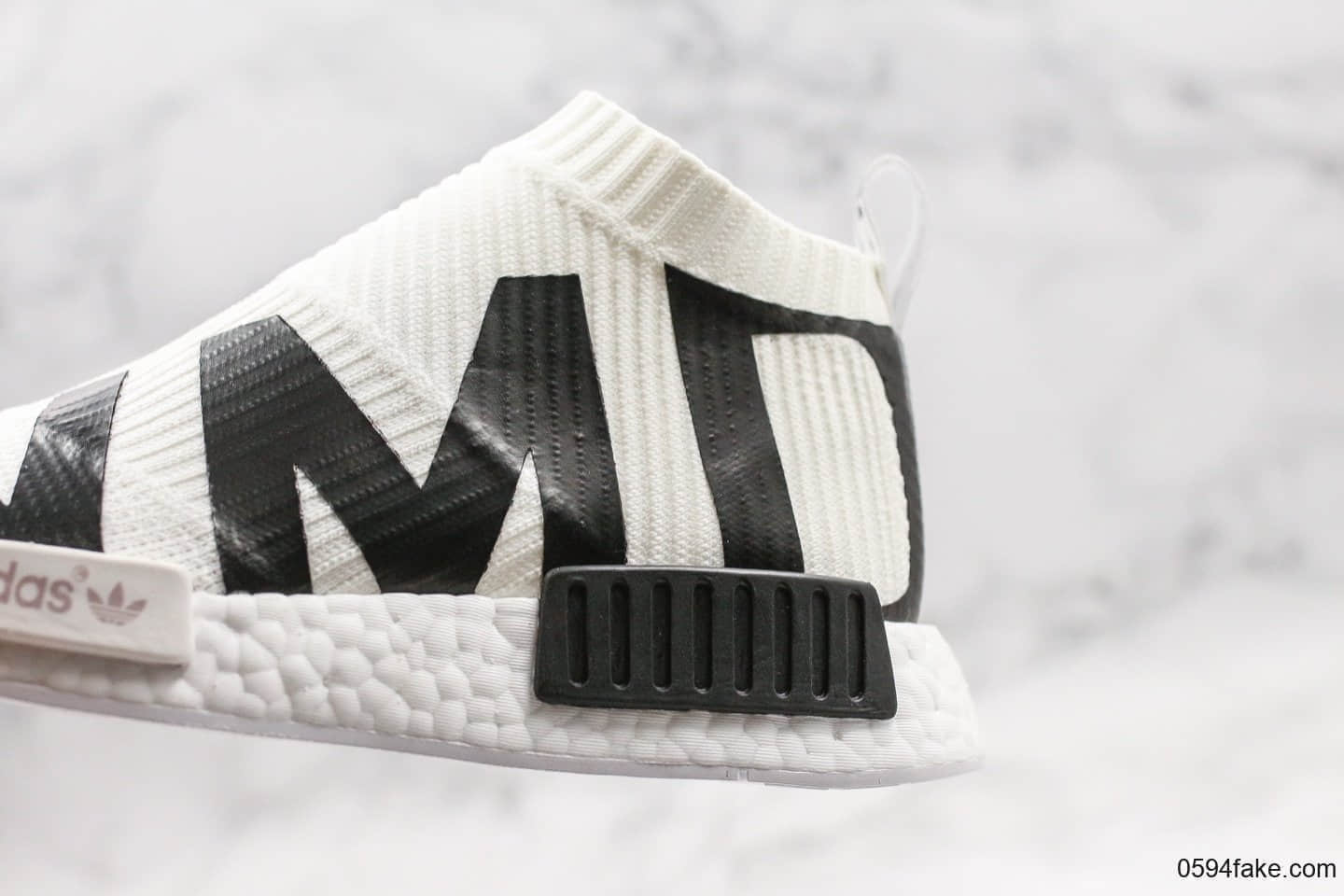 阿迪达斯Adidas NMD CS1 PK Cloud White袜子鞋纯原版本大号NMD印花原厂Boost技术 货号：EG7538