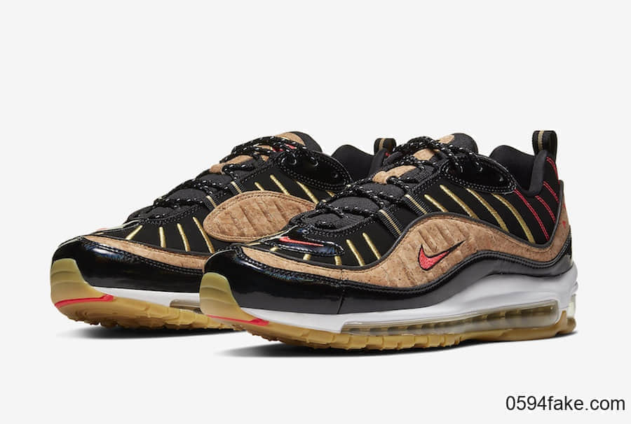 融入软木材质！这双Nike Air Max 98你打几分？ 货号：CT1173-001