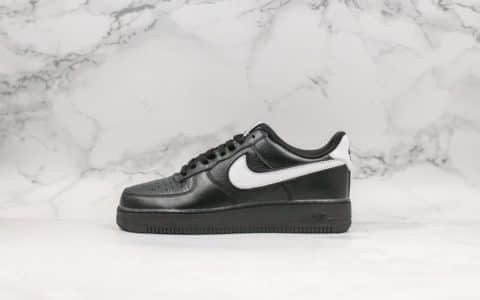 耐克Nike Air Force 1 Low Retro QS FRIDAY纯原版本星期五空军一号黑白原厂头层皮内置气垫区别市面通货版本 货号：CQ0492-001