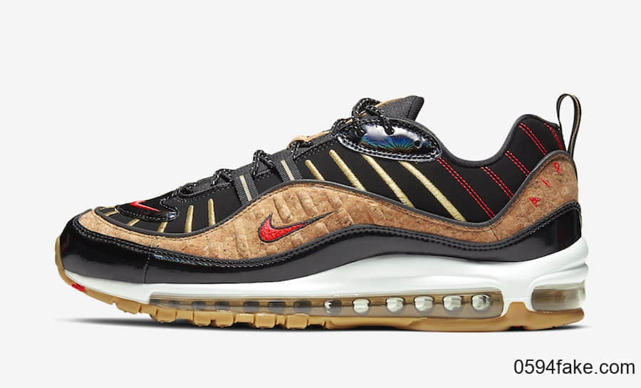 融入软木材质！这双Nike Air Max 98你打几分？ 货号：CT1173-001