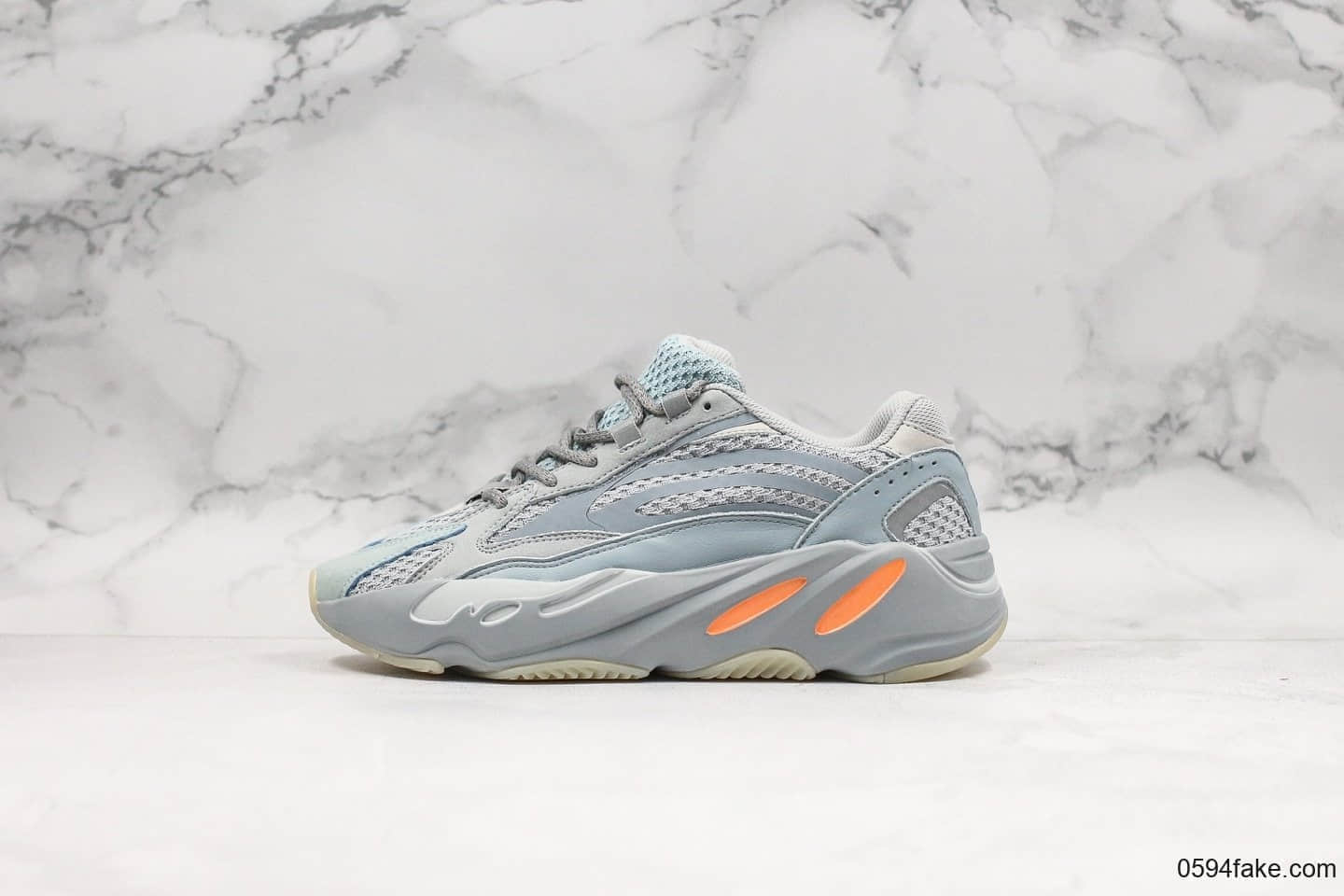 阿迪达斯adidas Yeezy Boost 700V2 Inertia纯原版本椰子700玉兔灰配色老爹鞋进口3M反光材质原厂巴斯夫大底 货号：FW2549