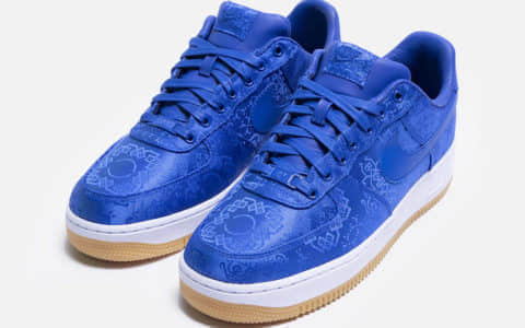 蓝丝绸 CLOT x Nike Air Force 1敲定发售日期！千万不要记错！ 货号：CJ5290-400