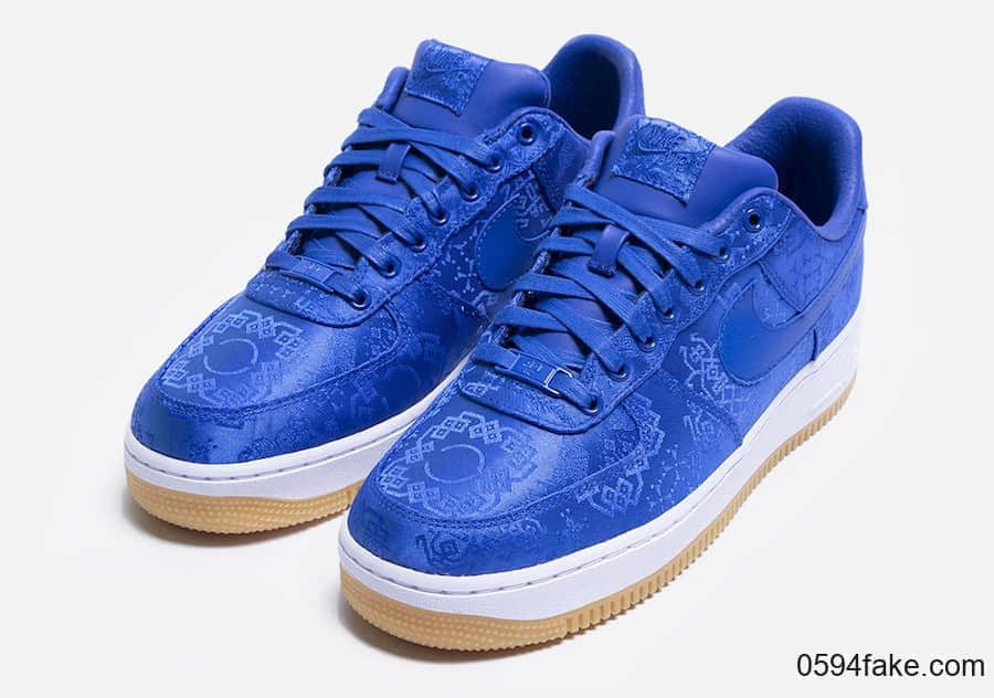 蓝丝绸 CLOT x Nike Air Force 1敲定发售日期！千万不要记错！ 货号：CJ5290-400