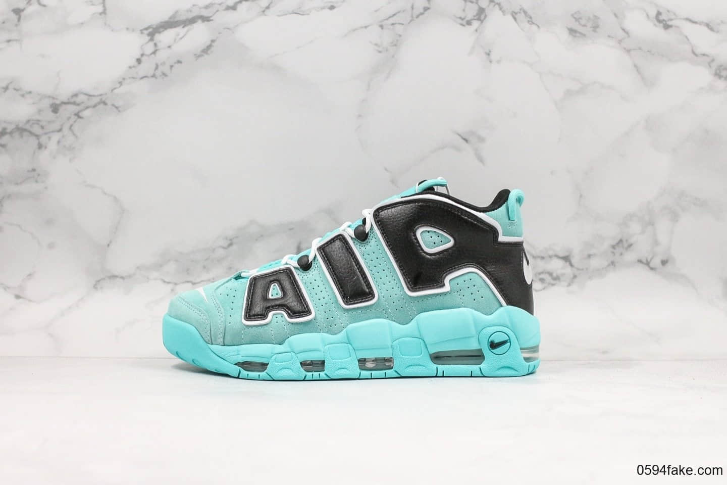 耐克Nike Air More Uptempo ’96 OG 皮蓬大R休闲运动鞋蒂芙尼绿纯原带半码原楦原档案开发版型原盒原标 货号：CN8118-400