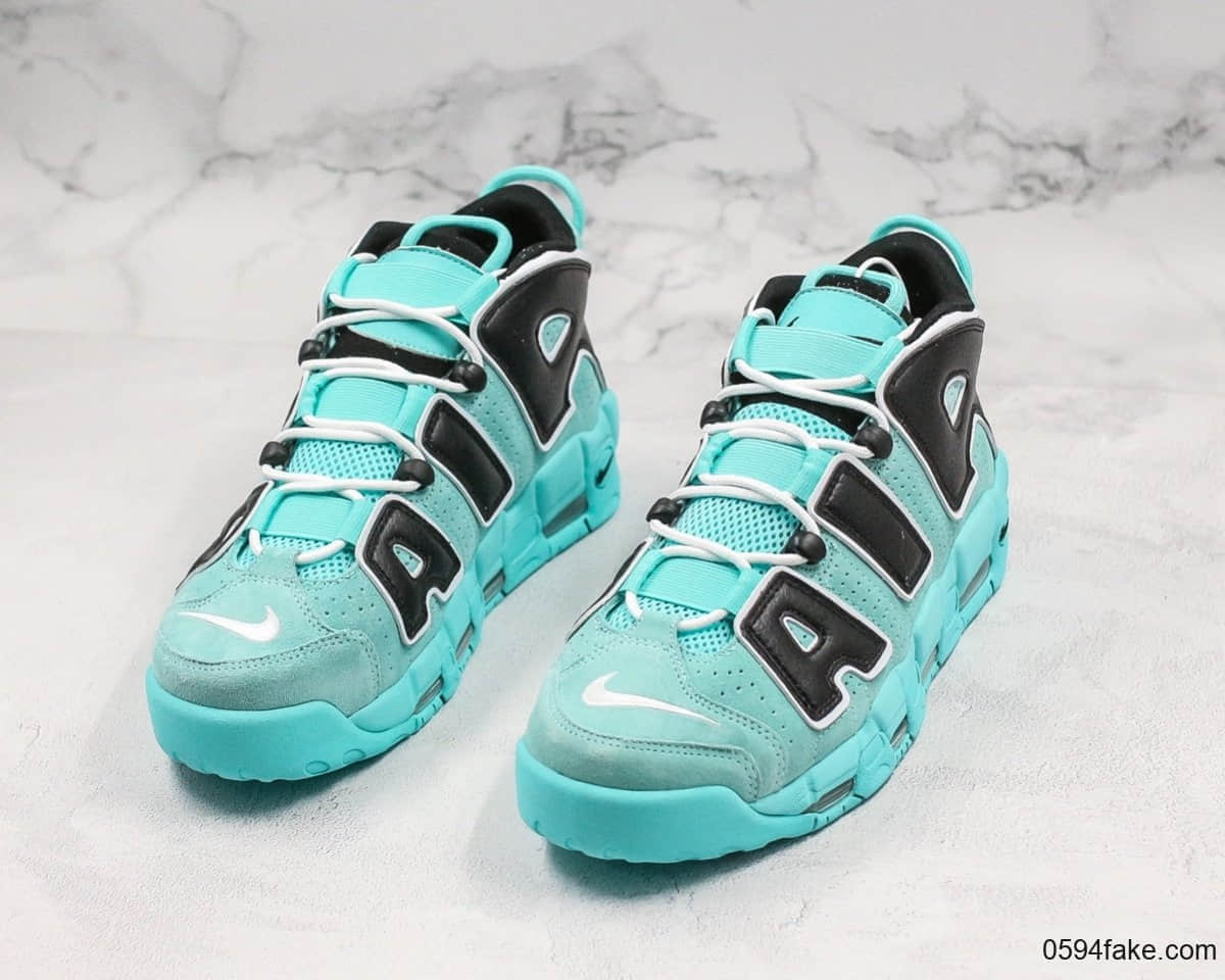 耐克Nike Air More Uptempo ’96 OG 皮蓬大R休闲运动鞋蒂芙尼绿纯原带半码原楦原档案开发版型原盒原标 货号：CN8118-400