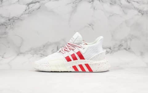 阿迪达斯adidas EQT Bask ADV 蜂窝呼吸透气运动鞋白红公司级带半码官方原鞋楦膜丽新中底原厂PU大底 货号：BD7885