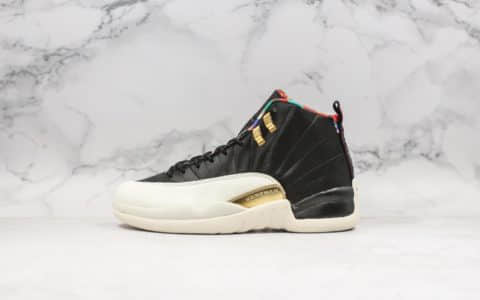 乔丹Air Jordan 12 Retro CNY纯原版本AJ12乙亥年百家衣猪年限定配色男女文化实战篮球鞋 货号：BQ6497-006