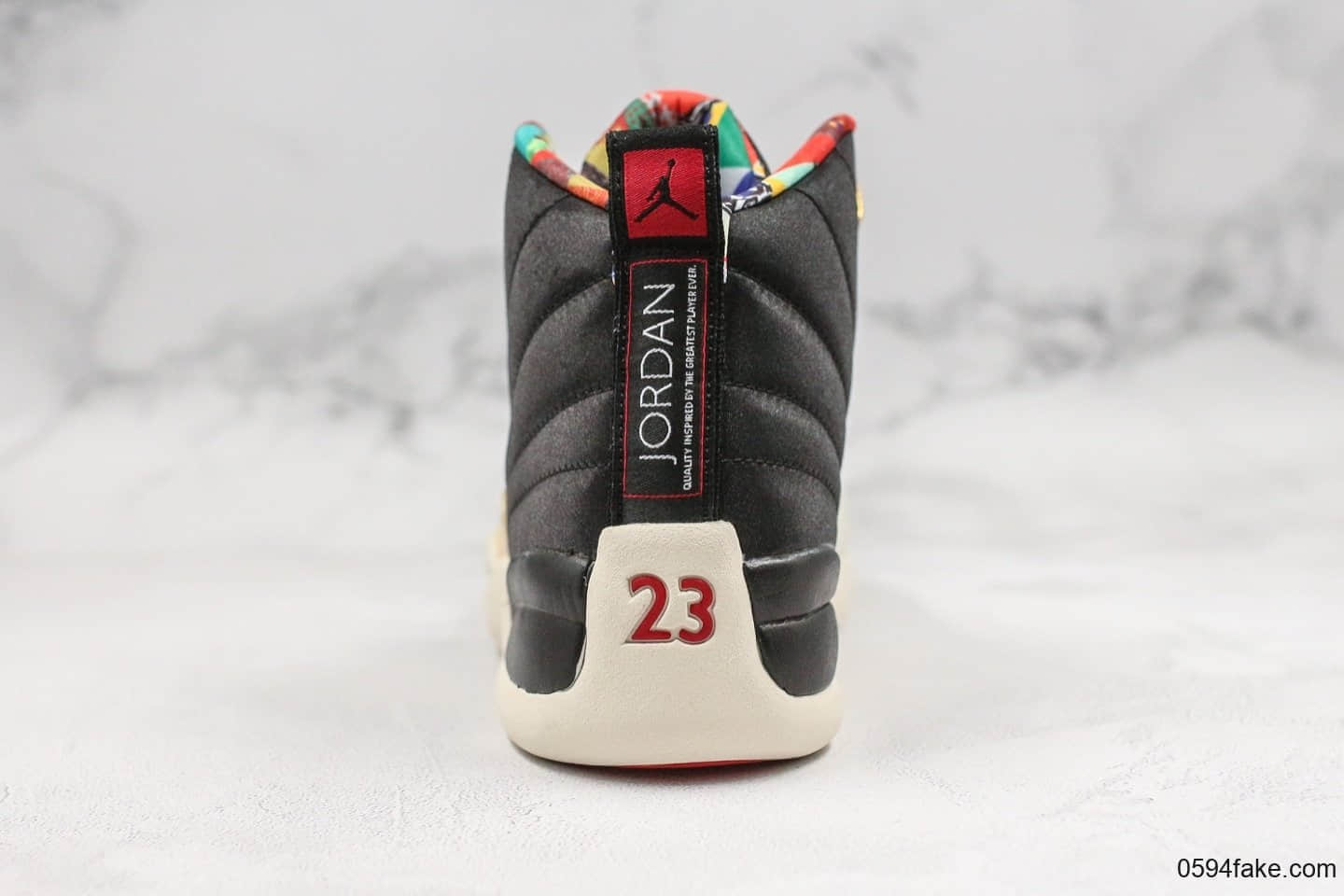 乔丹Air Jordan 12 Retro CNY纯原版本AJ12乙亥年百家衣猪年限定配色男女文化实战篮球鞋 货号：BQ6497-006