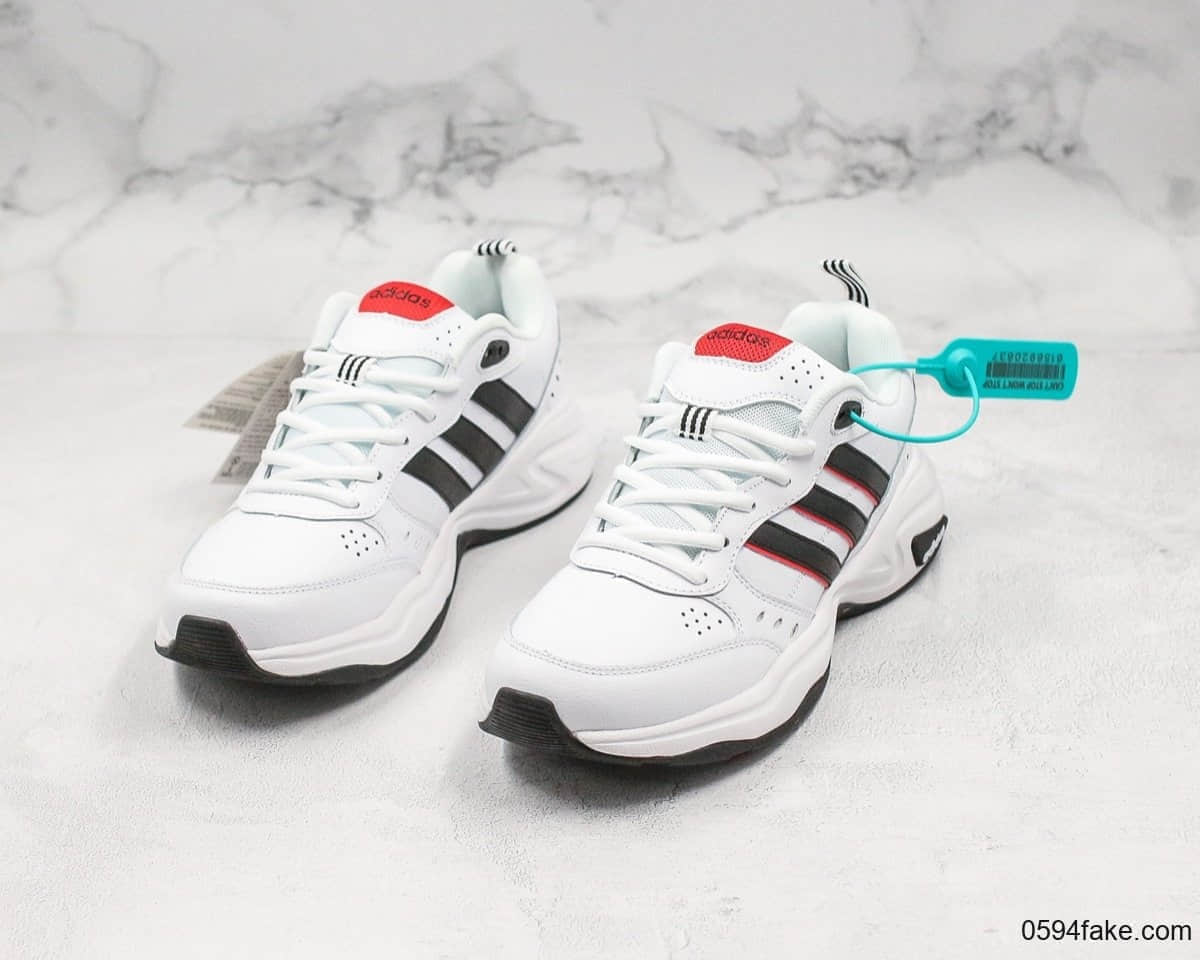 阿迪达斯Adidas Ogiginals Strutter公司级版本三叶草新款轻便复古老爹鞋休闲鞋 货号：EG2655