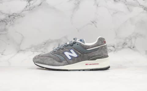 新百伦New Balance 997纯原版本美产灰蓝配色NB997内置缓震芯片完美工艺正确3M反光材料