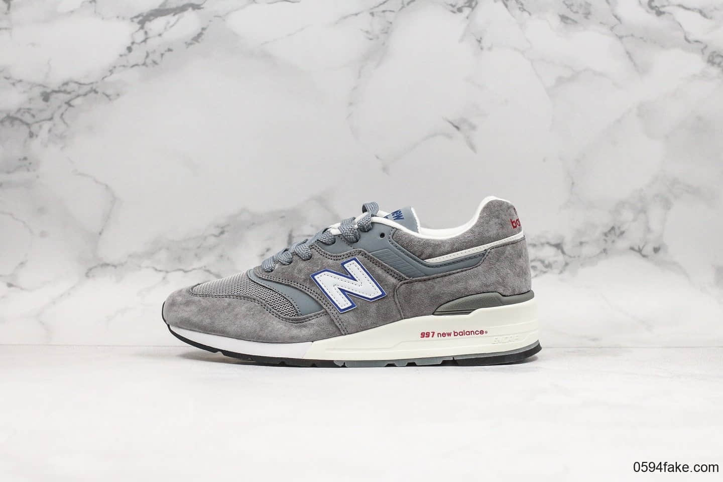 新百伦New Balance 997纯原版本美产灰蓝配色NB997内置缓震芯片完美工艺正确3M反光材料