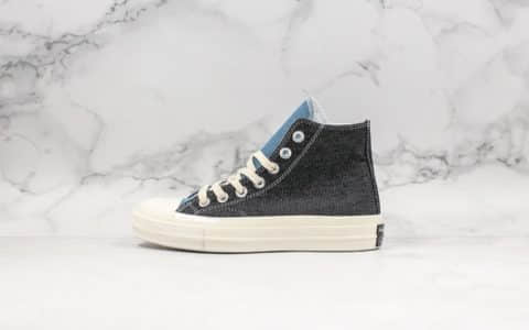 匡威Converse Chuck Taylor All Star 1970 OX Light denim blue公司级版本鸳鸯撞色丹宁牛仔原楦开发版型原标原盒制正确PU蓝底海外限定