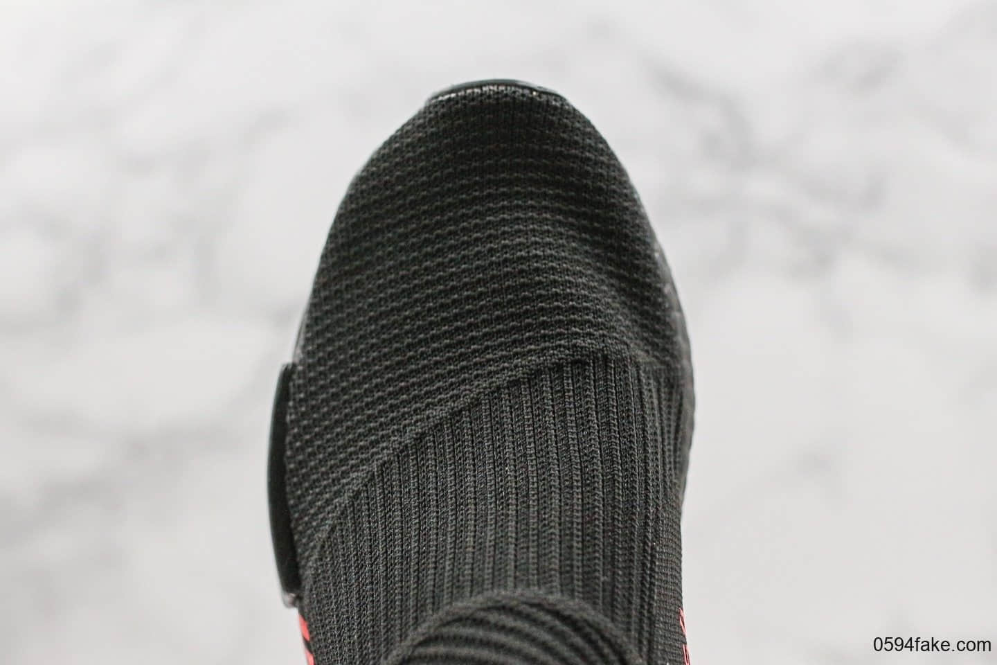 阿迪达斯Adidas NMD CS1 PK Cloud Black纯原版本NMD跑步鞋搭载Boost技术黑色EVA中底插经典袜子鞋 货号：G27354