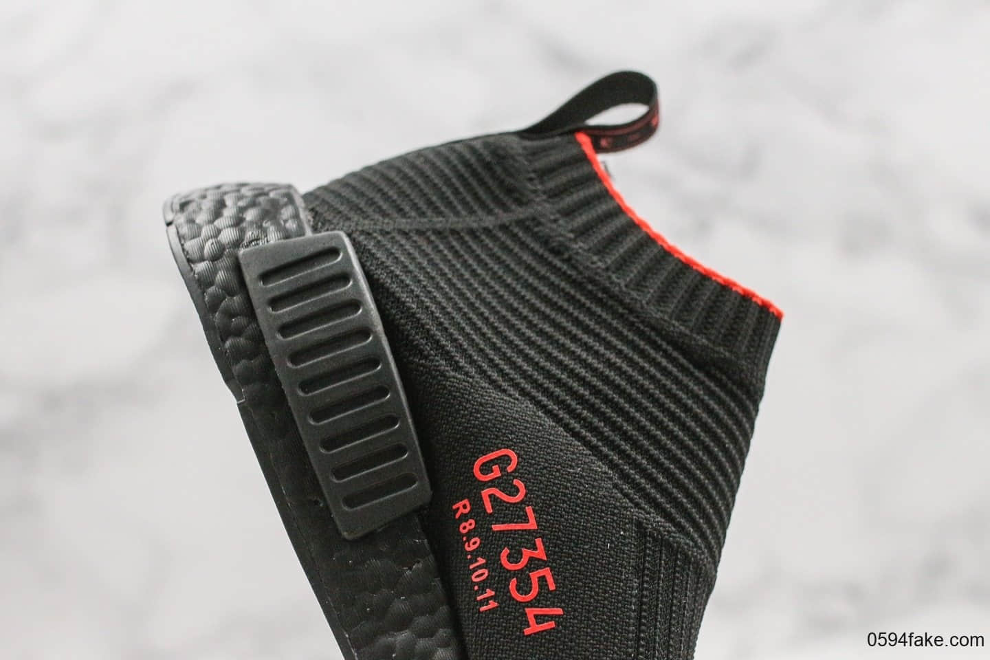 阿迪达斯Adidas NMD CS1 PK Cloud Black纯原版本NMD跑步鞋搭载Boost技术黑色EVA中底插经典袜子鞋 货号：G27354