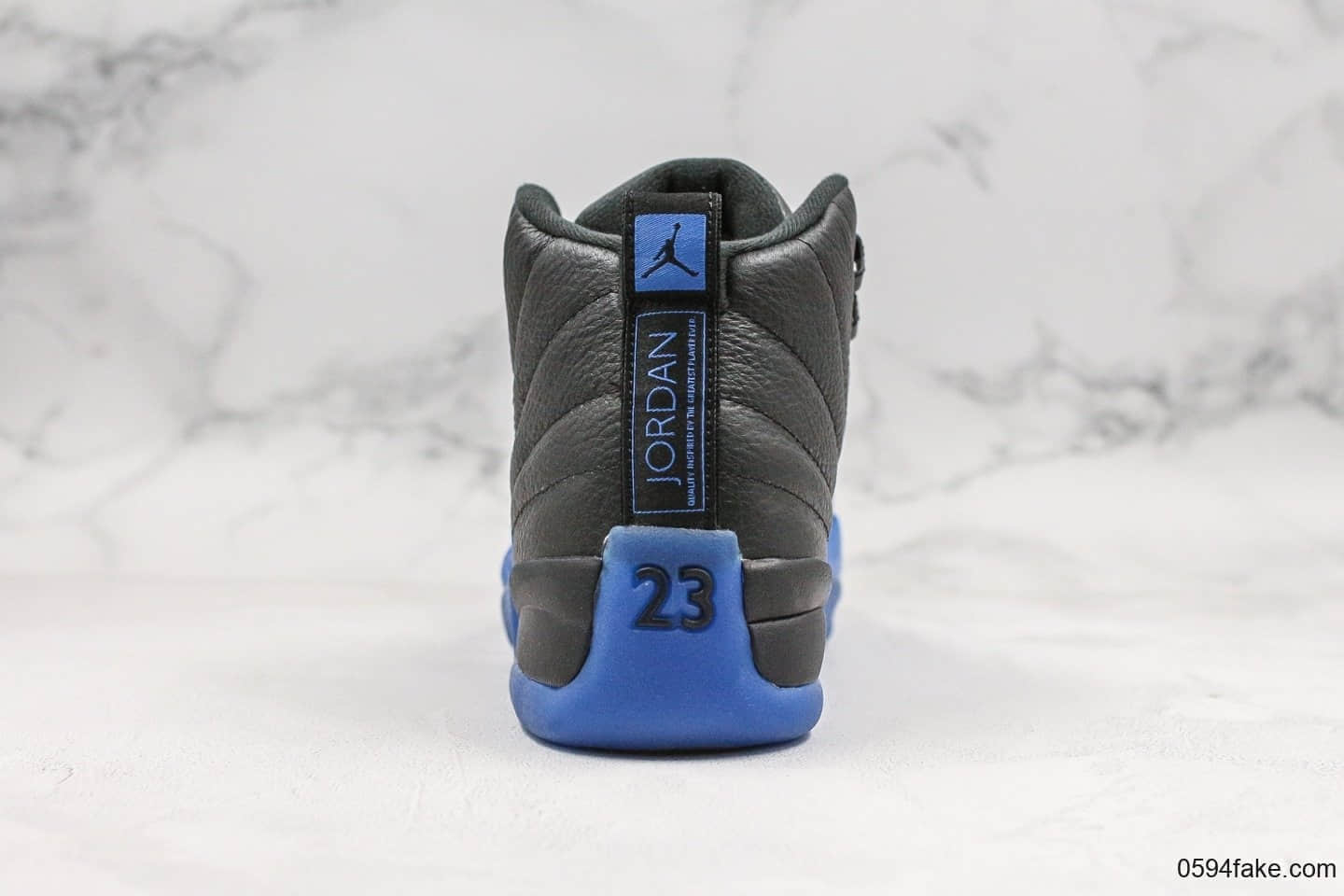 乔丹Air Jordan 12 Reverse Taxi纯原版本反转配色黑蓝aj12实战篮球鞋内置全掌ZOOM气垫及超大碳板支持实战 货号：130690-014