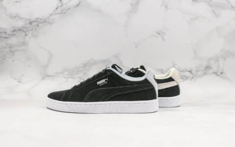 彪马Puma Suede Classic Wn's纯原版本2019年新款阴阳款鸳鸯鞋原厂鞋垫中底正品代购同源大几率过验 货号：371278-01