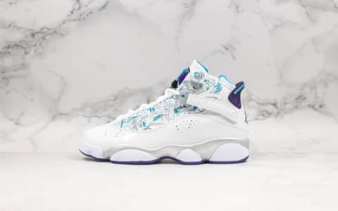 乔丹Air Jordan 6 rings纯原版本稀有复古AJ6银狼配色六冠王系列原盒原标 货号：322992-153