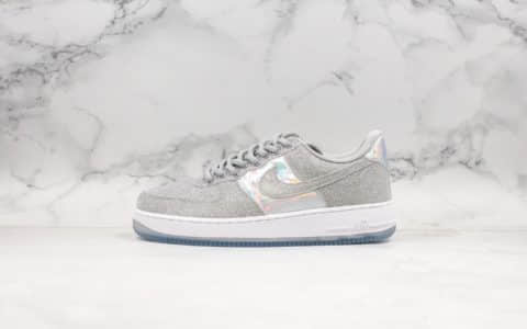 耐克NIKE AIR FORCE1 REBEL XX纯原版本乙亥年空军一号低帮闪银配色原厂数据档案开发 货号：BV7344-090