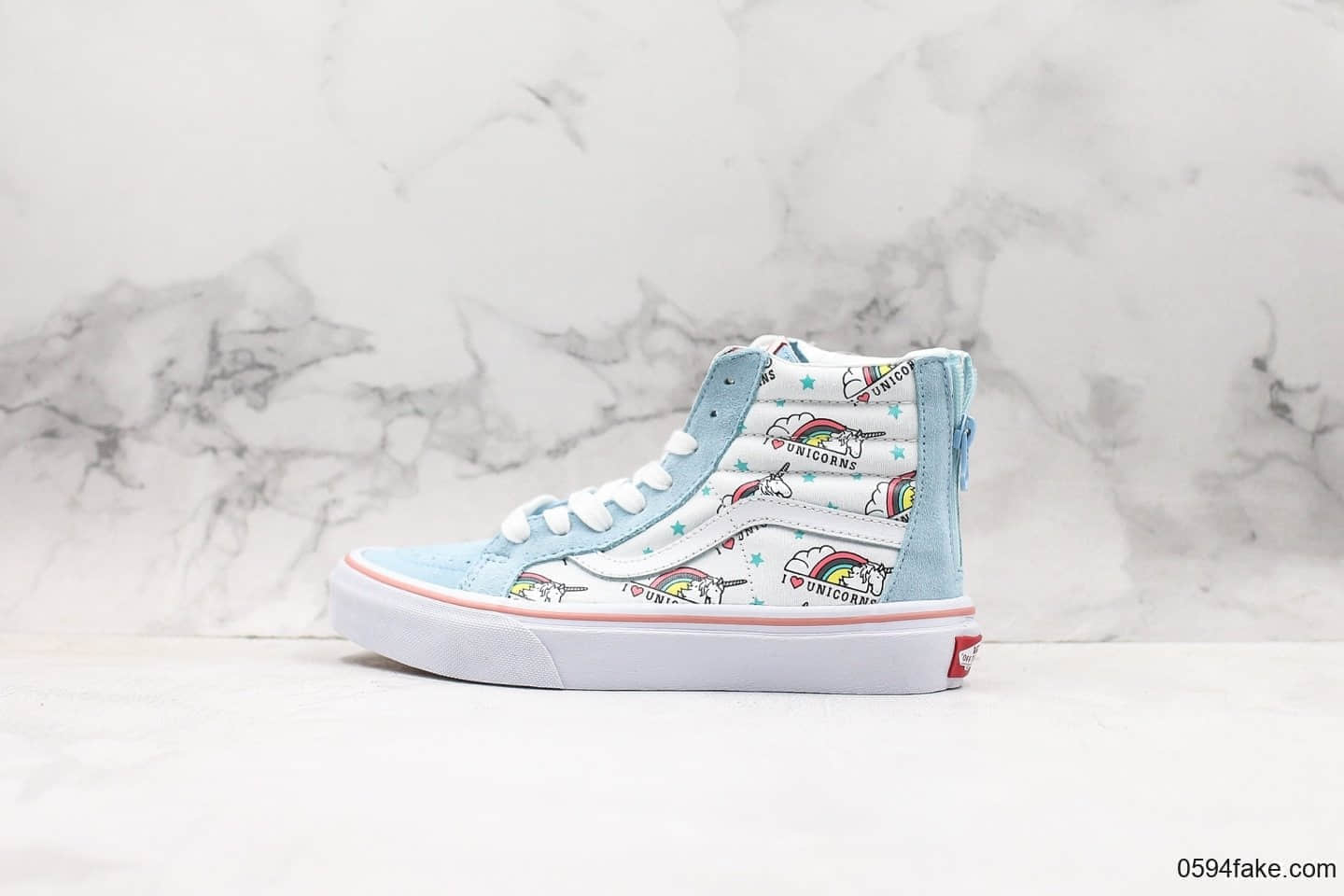 万斯Vans SK8-Hi unicorn全新独角兽配色系列高帮帆布休闲运动硫化滑板板鞋