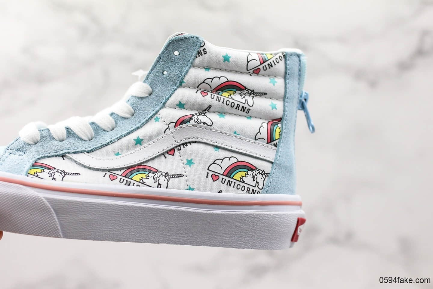 万斯Vans SK8-Hi unicorn全新独角兽配色系列高帮帆布休闲运动硫化滑板板鞋