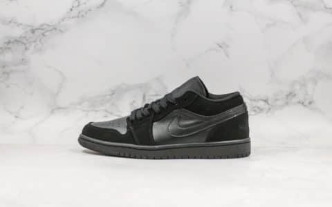 乔丹Air Jordan 1 low Lakers纯原版本低帮AJ1黑武士暗黑配色原档案数据开发原鞋开模原盒原标 货号：553558-025