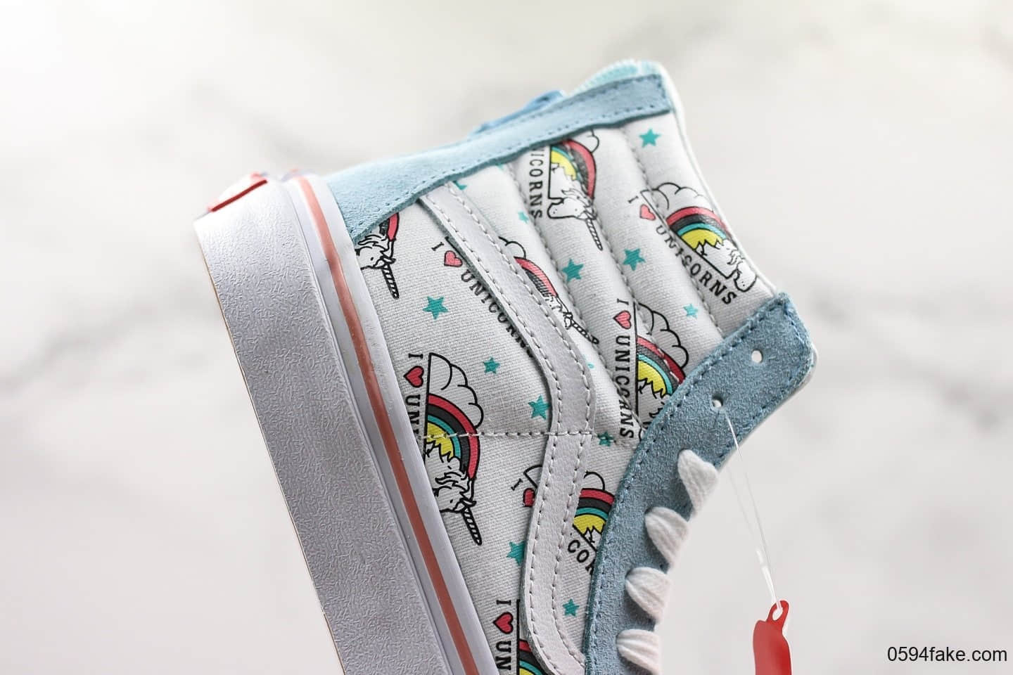 万斯Vans SK8-Hi unicorn全新独角兽配色系列高帮帆布休闲运动硫化滑板板鞋