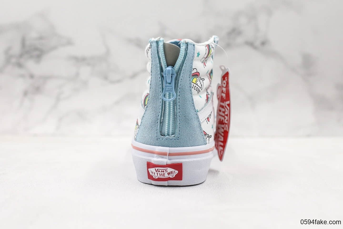 万斯Vans SK8-Hi unicorn全新独角兽配色系列高帮帆布休闲运动硫化滑板板鞋