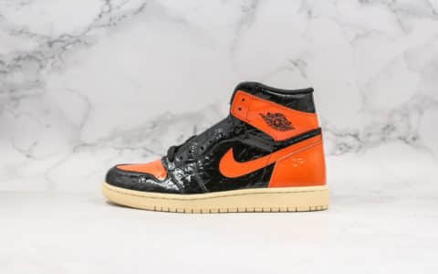 乔丹Air Jordan 1 Retro Obsidian纯原版本AJ1猪油扣碎3.0原厂鞋盒原厂防尘纸原盒原标最高QC检验 货号：555088-028