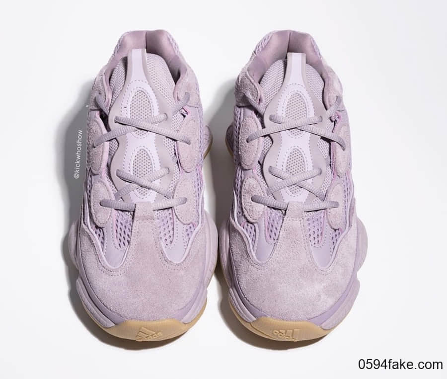 Yeezy 500 “Soft Vision”释出最新实物图！少女心和复古兼具！ 货号：FW2656