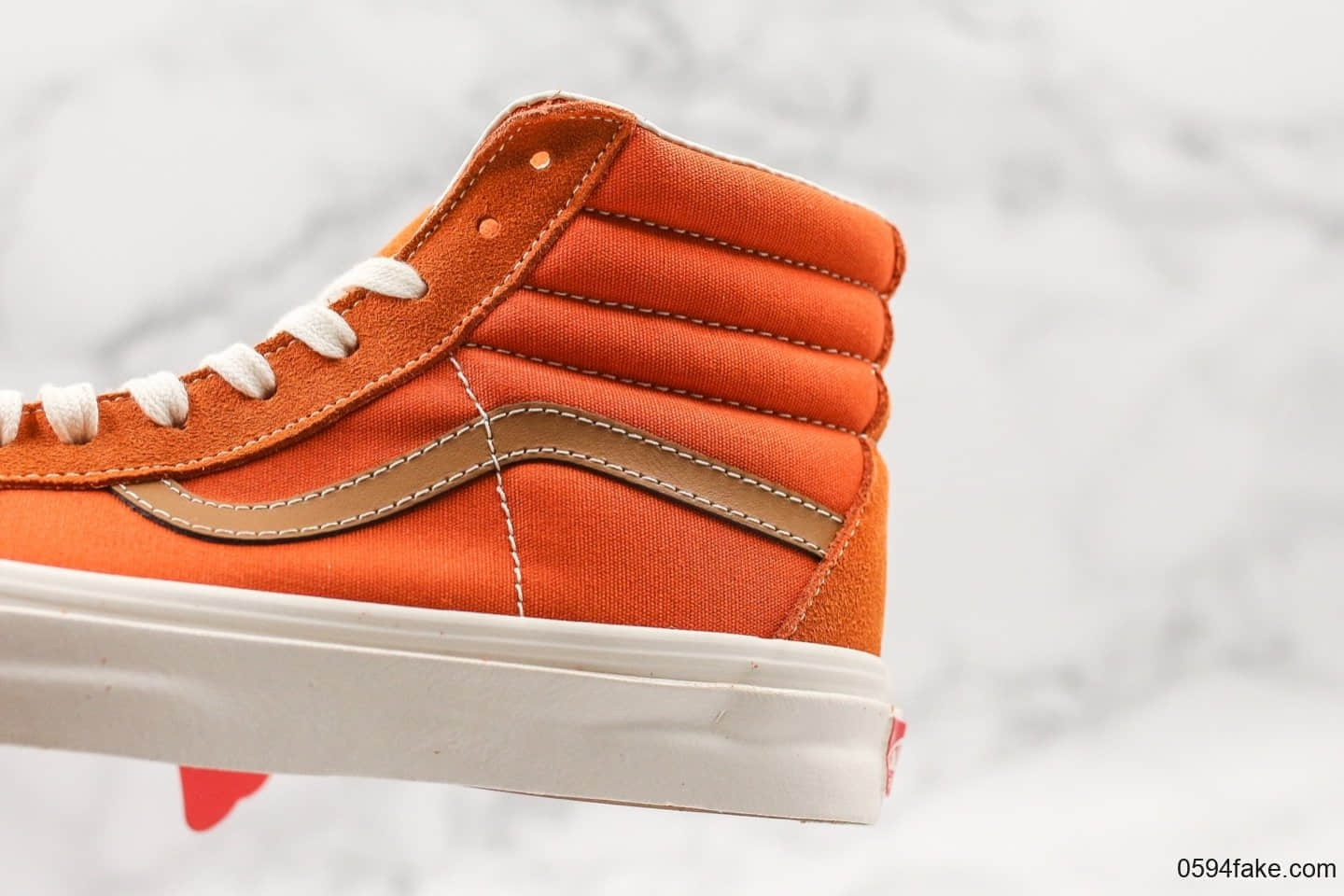 万斯VANS VAULT OG SK8 HI LX公司级版本高帮樟树红配色实测大记录过验版本原厂硫化工艺原厂鞋底钢印高帮硫化板鞋