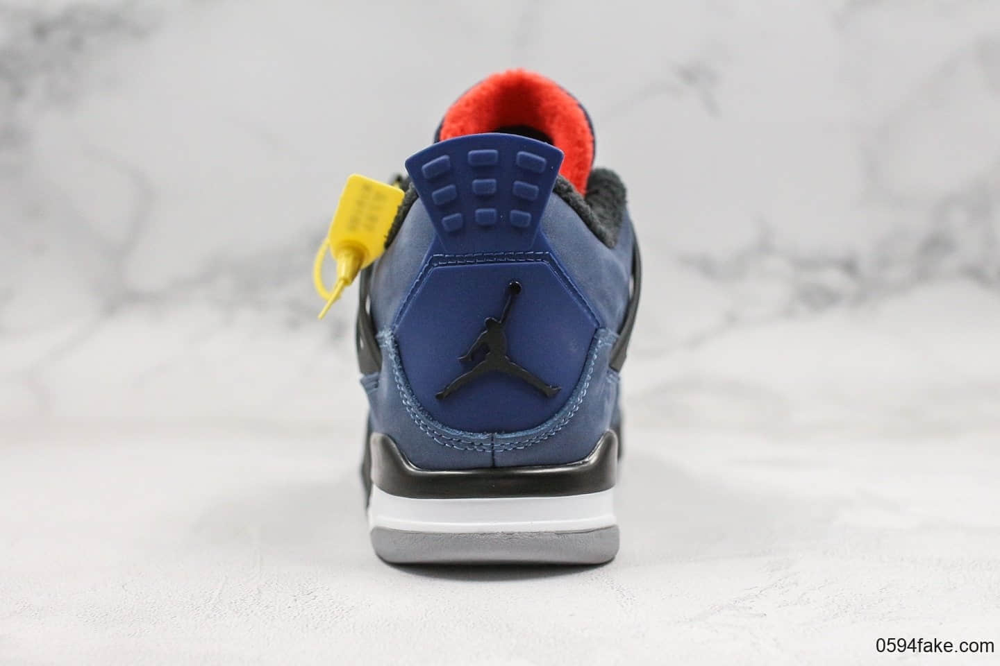 乔丹Air Jordan 4 WNTR Loyal Blue纯原版本午夜蓝配色aj4原档案数据开发原厂鞋面用料内置透明气垫 货号：CQ9597-401