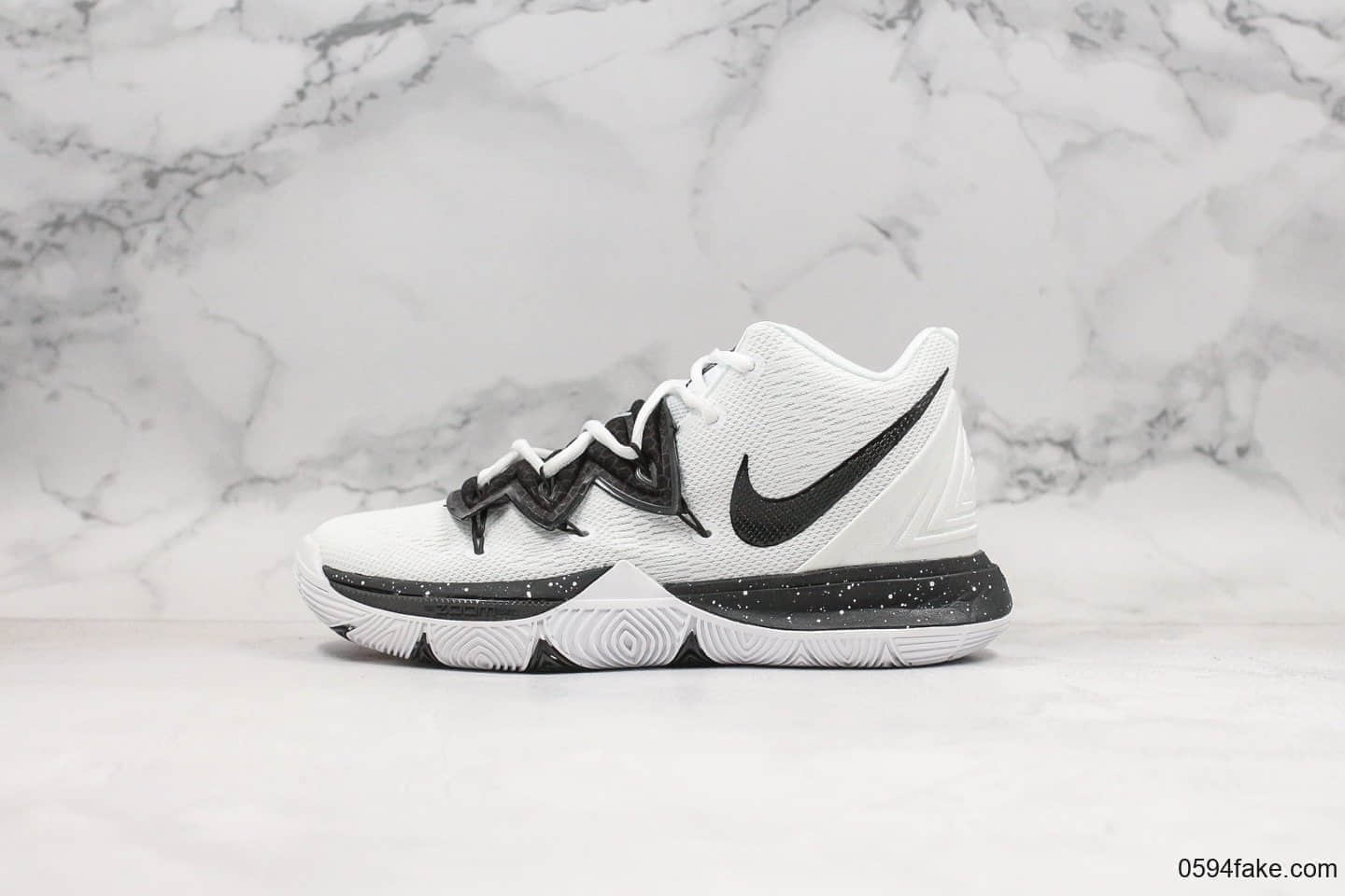 耐克Nike KYRIE 5 EP纯原版本欧文5代黑白奥利奥内置zoom气垫原盒原标正确原楦开模实战篮球鞋 货号：CN9519-100