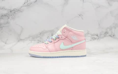 乔丹Nike Wmns Air Jordan 1 Ret Hi Prem纯原版本荧光粉AJ1反光乔1粉色满天星原鞋开模区别市面通货版本 货号：555112-600