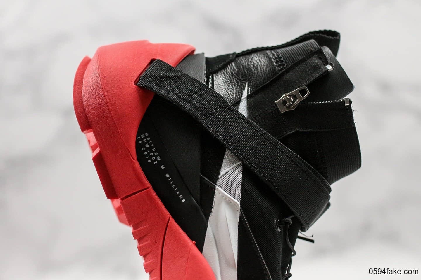 耐克Nike Free TR 3 SP Black Red xMMW联名款纯原版本机能袜子尼龙拉链中帮运动套底慢跑鞋尼龙布黑红 货号：AQ9200-001